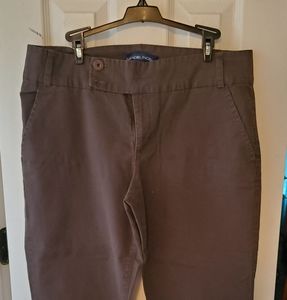 Dark brown Capri pants